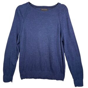 Banana Republic Sweater Size M Mens Blue‎ Crew Neck Cotton